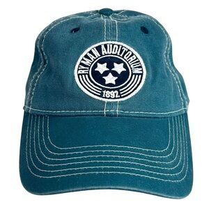 Ryman Auditorium Blue/Green Strap Back Dad Hat OS Cotton
